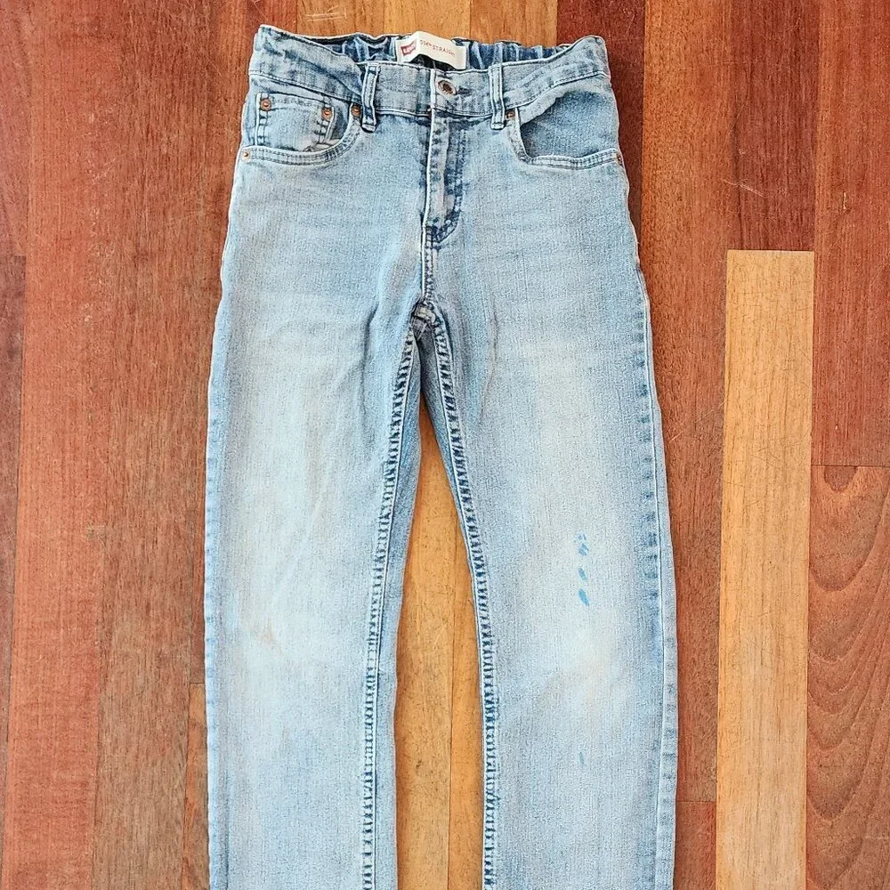 Levi's Boys Light Wash 514 Straight Jeans Size 12 Regular